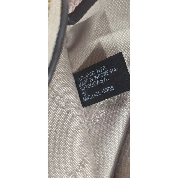 Michael Kors Camille Leather Satchel Crossbody Soft Pink Large Classic Purse - Picture 12 of 16